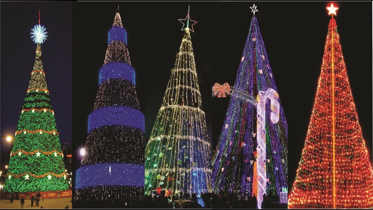 Los 9 árboles de Navidad más grandes del mundo